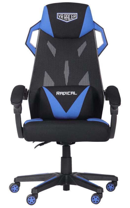 Кресло VR Racer Radical Garrus черный/синий (Фото 3)