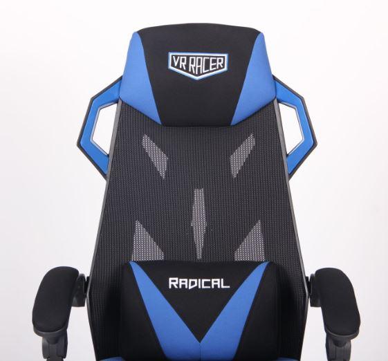 Кресло VR Racer Radical Garrus черный/синий (Фото 8)