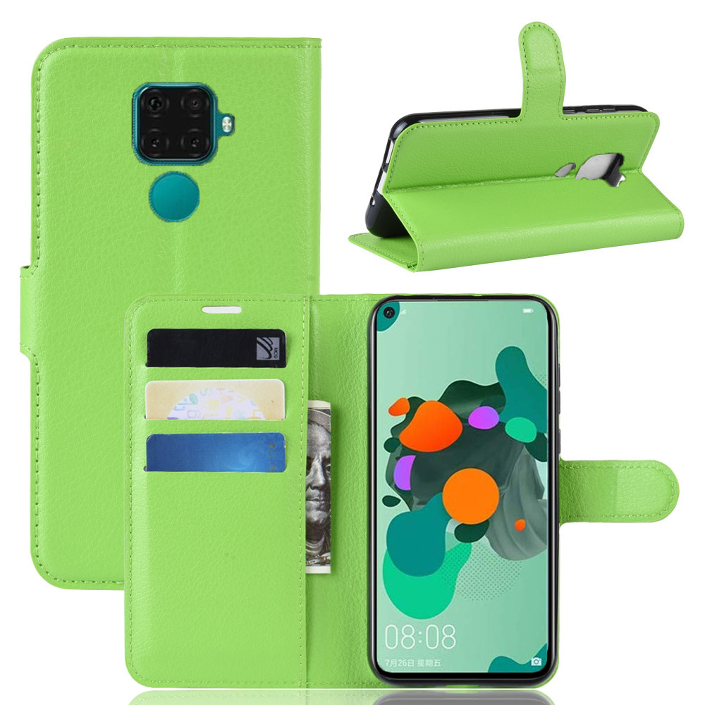 

Чехол-книжка Litchie Wallet для Huawei Mate 30 Lite / Nova 5i Pro Green, Салатовый