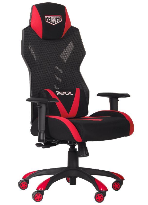 Кресло VR Racer Radical Grunt черный/красный