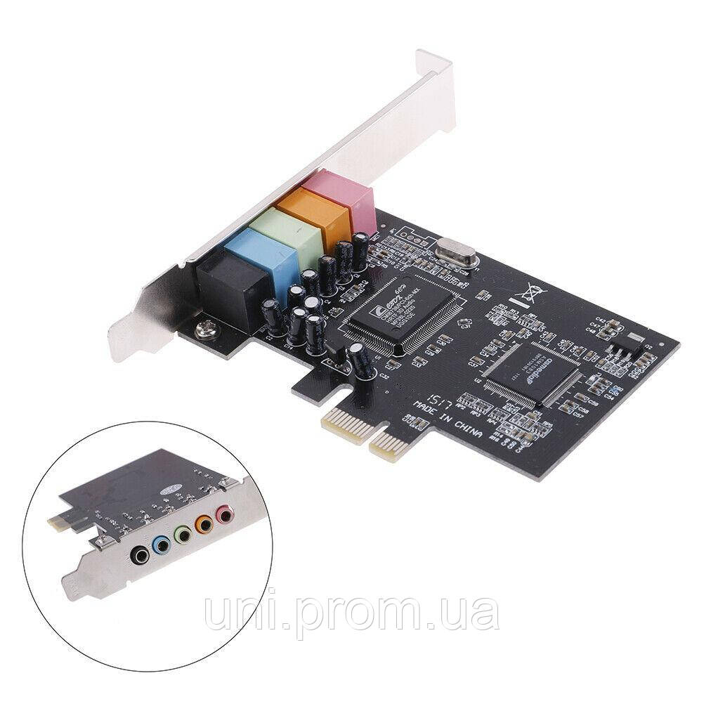 

PCIe звуковая карта CMI 8738 HRTF 3D Audio