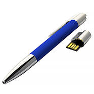 Флешка-ручка Neo синяя под нанесение 8 Гб (1133-3-8-Гб), фото 5