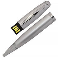 Флешка-ручка Classic серебро с печатью 32 Гб (1122-6-32-Гб), фото 2