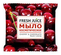 Мыло косметическое "Вишня и шоколад" Fresh Juice Cherry & Chocolate 75гр