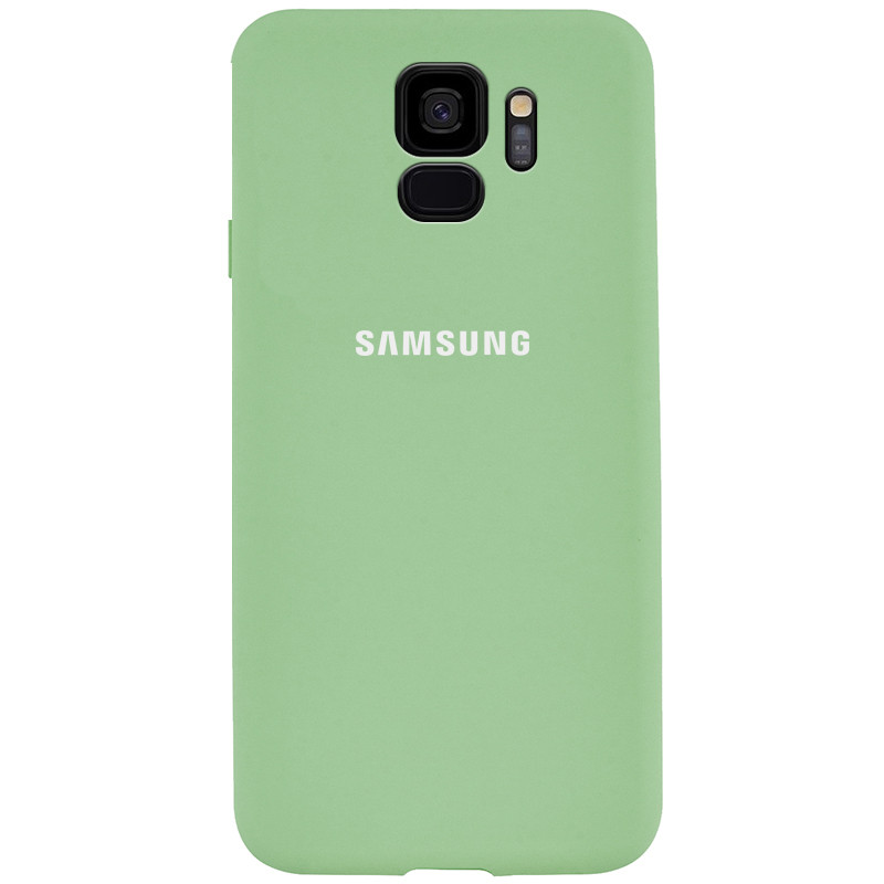 

Чехол Silicone Cover Full Protective (AA) для Samsung Galaxy S9 Мятный / Mint