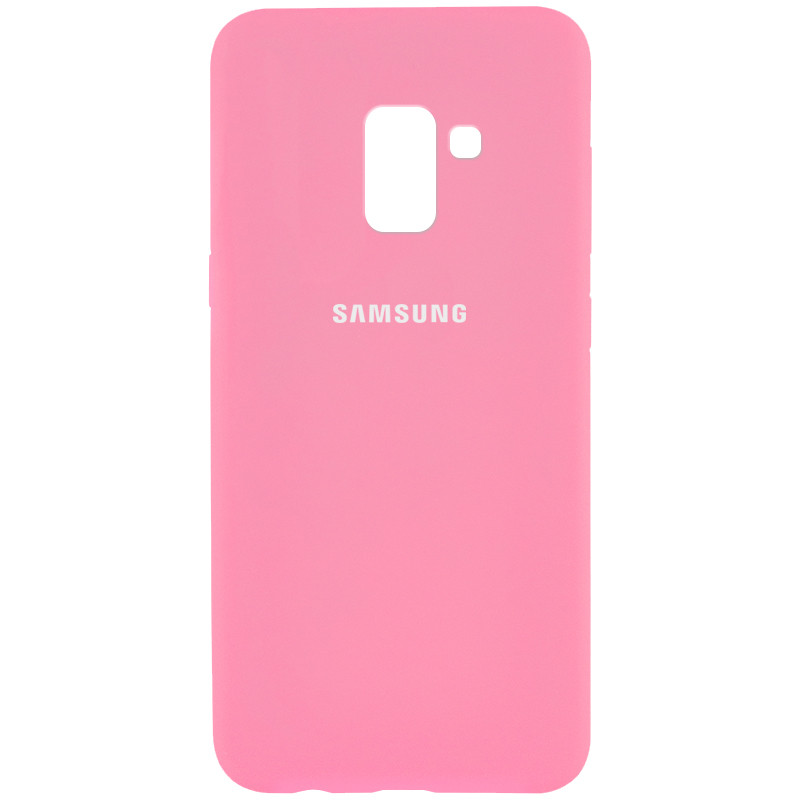 

Чехол Silicone Cover Full Protective (AA) для Samsung A530 Galaxy A8 (2018) Розовый / Pink