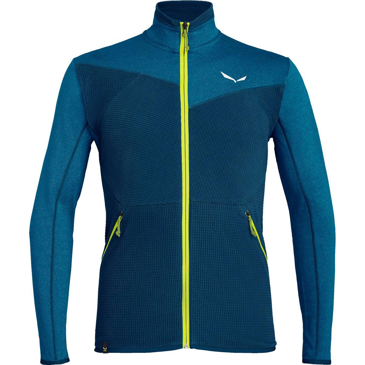 

Фліс Salewa Puez Hybrid Polarlite Mns Full-Zip чоловічий M синій