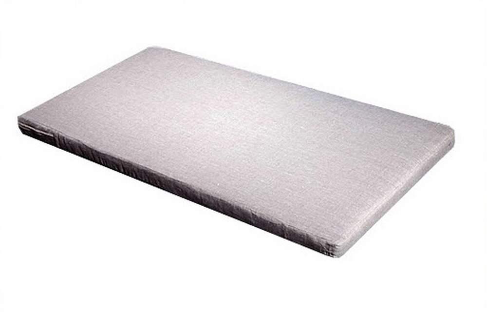 

Матрас в кроватку зима/лето 60х120х5 (ткань лен), серый