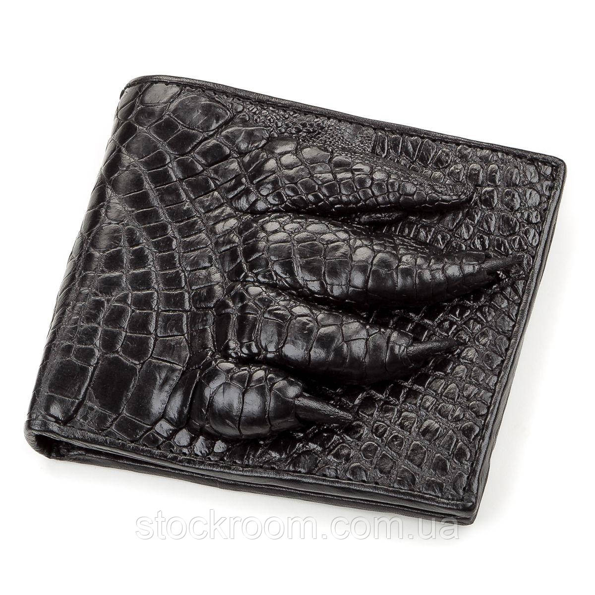 

Кошелек мужской CROCODILE LEATHER 18200 из натуральной кожи крокодила Черный, Черный