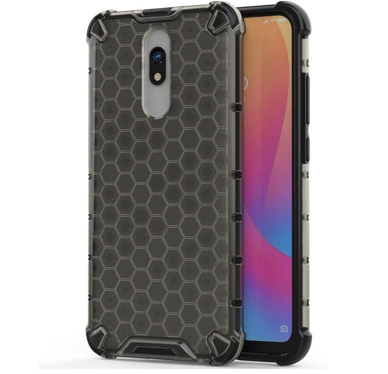 

Противоударный чехол Transformer Honeycomb для Xiaomi Redmi 8 Black