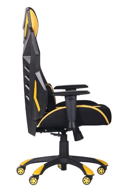 Кресло VR Racer Radical Wrex черный/желтый (Фото 4)