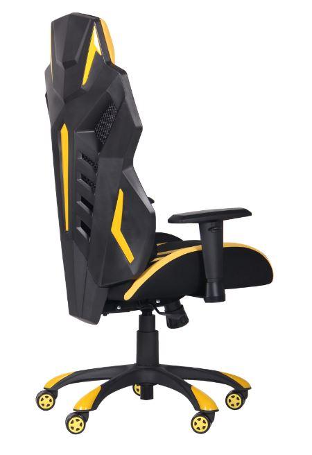 Кресло VR Racer Radical Wrex черный/желтый (Фото 5)