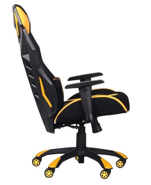 Кресло VR Racer Radical Wrex черный/желтый (Фото 6)