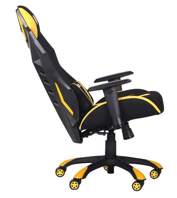 Кресло VR Racer Radical Wrex черный/желтый (Фото 7)