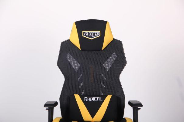 Кресло VR Racer Radical Wrex черный/желтый (Фото 9)