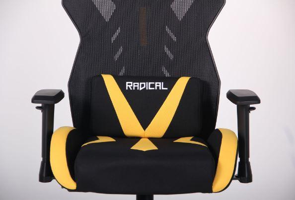 Кресло VR Racer Radical Wrex черный/желтый (Фото 10)