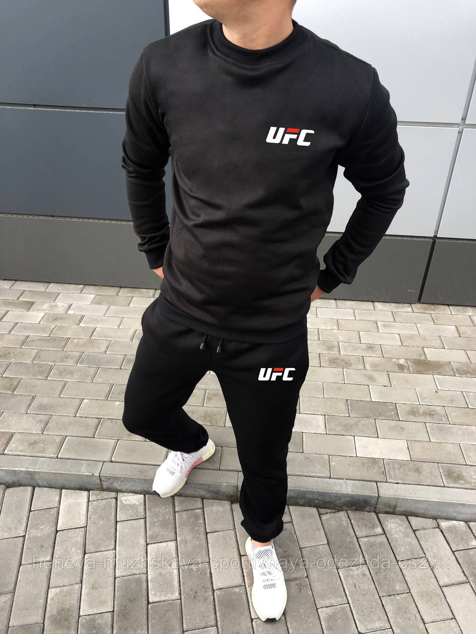 

Мужской спортивный костюм UFC, Черный