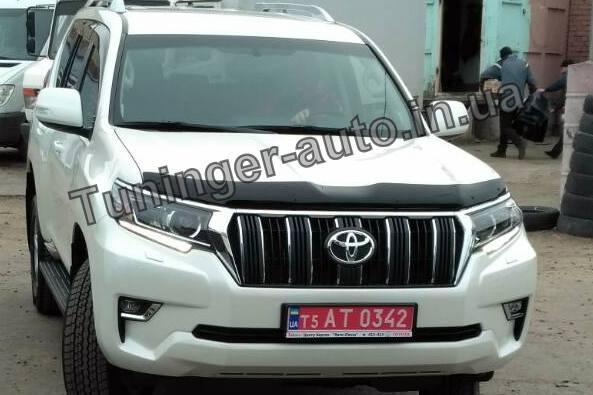 

Мухобойка, дефлектор капота Land Cruiser Prado 150 2017- (Sim)