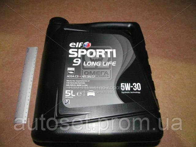 

Масло моторн. ELF SPORTI 9 LONG LIFE 5W-30 (Канистра 5л)