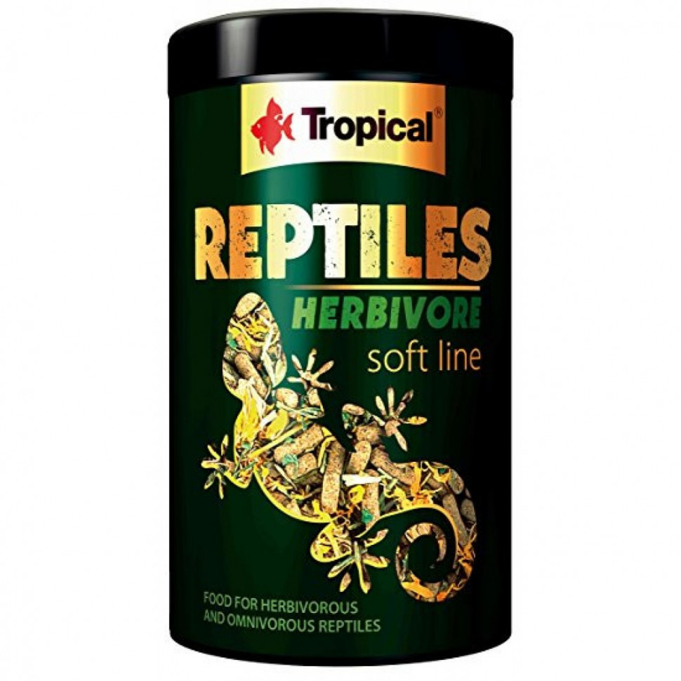 

Корм для растительноядных и всеядных рептилий Tropical Reptiles Herbivore Soft