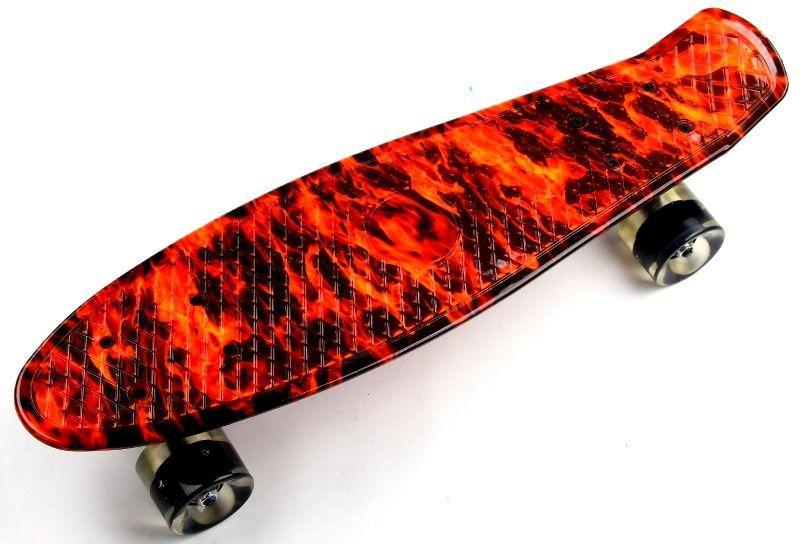 

PENNY BOARD "FIRE" СВЕТЯЩИЕСЯ КОЛЕСА, Синий