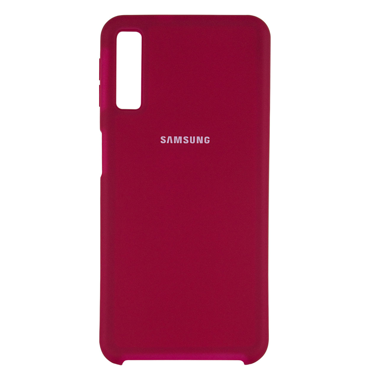 

Чехол-накладка Original Silicone case на Samsung Galaxy A7 (2018) SM-A750F Bordo