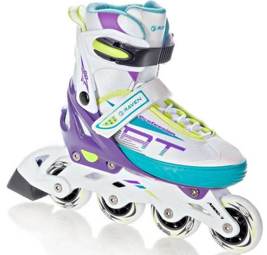 

Роликовые коньки Raven Profession White/Violet/Mint Fluo