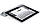 Чехол для Apple iPad 2 +cалфетка,белый,черный,коричневый,серый, фото 5