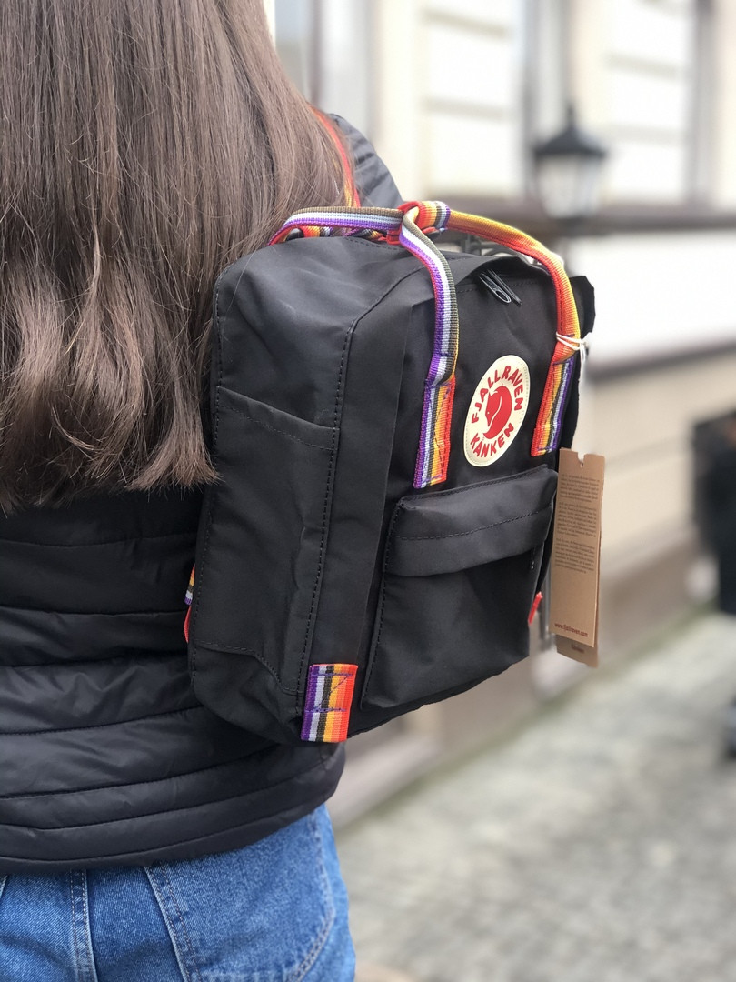 

Рюкзак Fjallraven Kanken Mini 7 литров, Черный