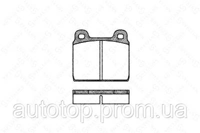 

Тормозные колодки передние Volkswagen Transporter T2, T3 (5860842,5860842, 90135199700, 91135195009,00607136)