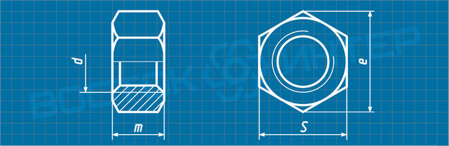 Гайка м18 чертеж