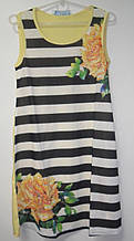 Літне Плаття для дівчинки Marions MEL-3677-BM, 128 смужка чорна