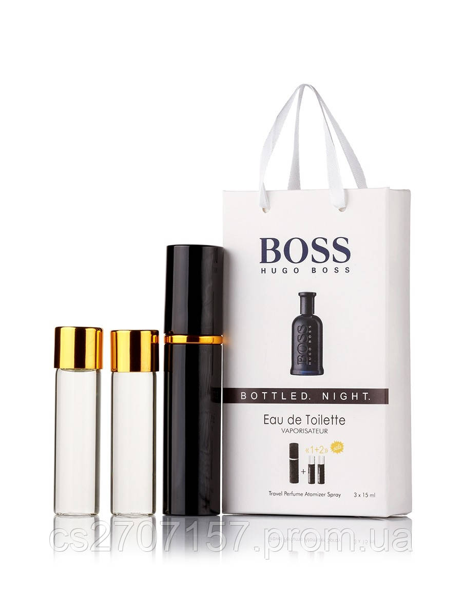 

Подарочный набор Hugo Boss Bottled Night 3 по 15 мл