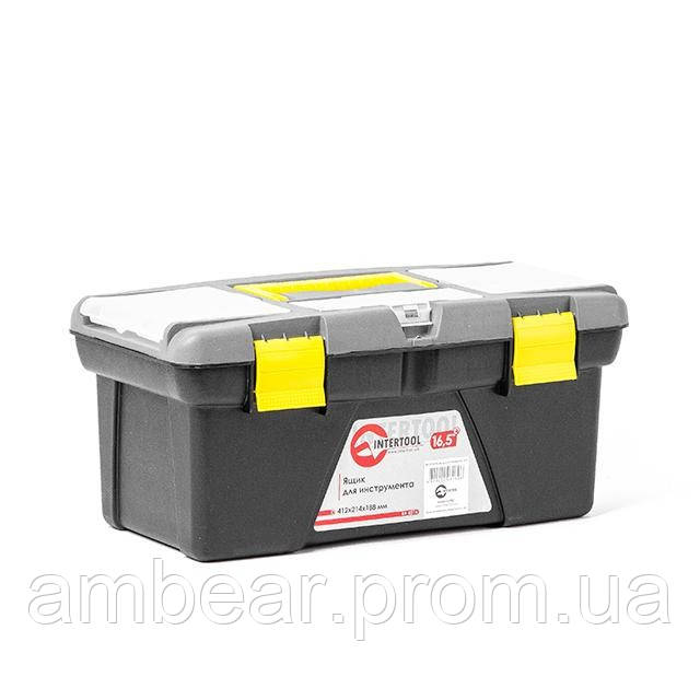 

Ящик для инструмента 16.5" 412*214*188мм INTERTOOL BX-0316