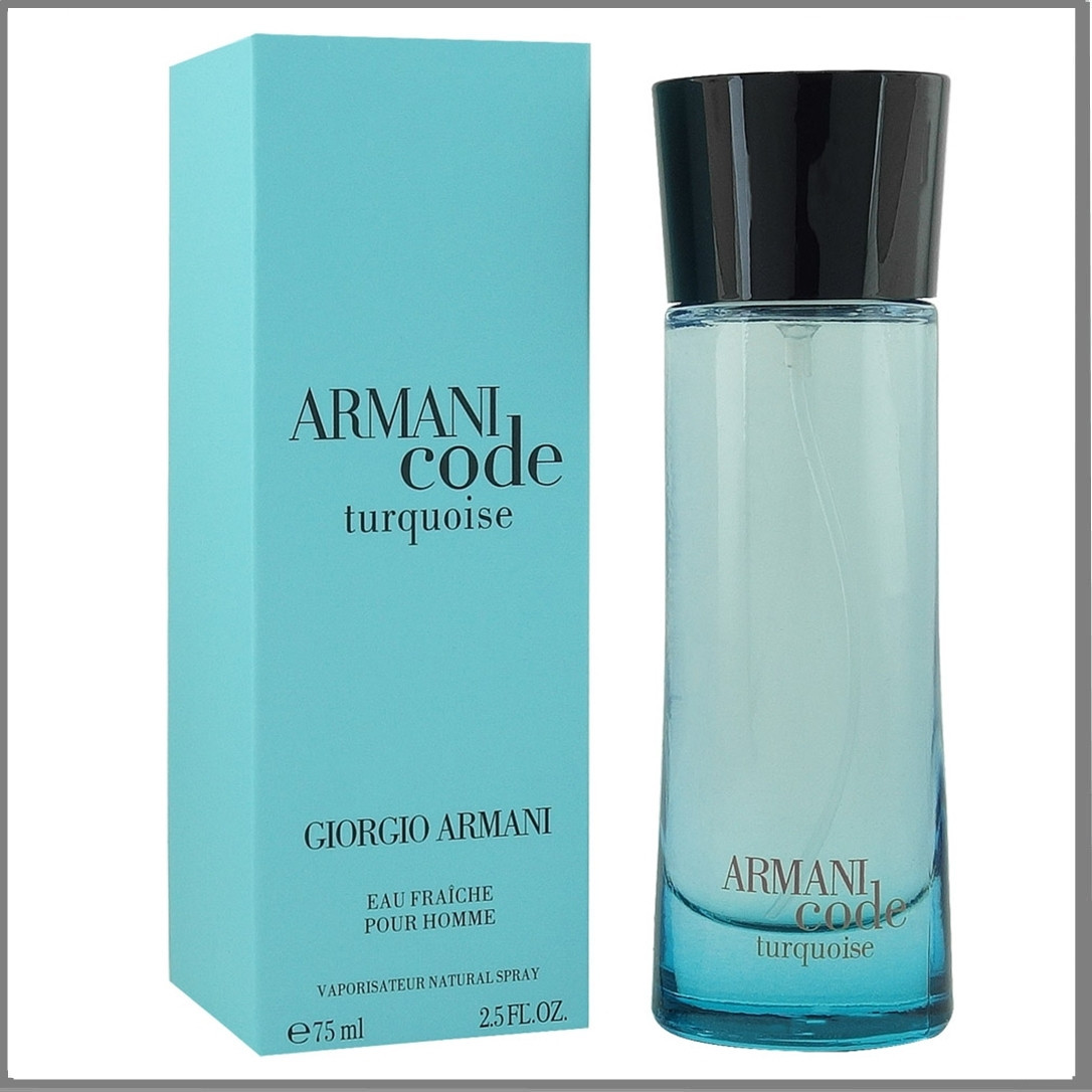 armani code turquoise eau fraiche 75 ml