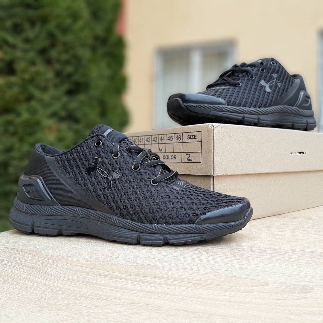 

Мужские кроссовки Under Armour SpeedForm Gemini (Андер Армор СпидФорм Джемини), черные, код OD-10013 45