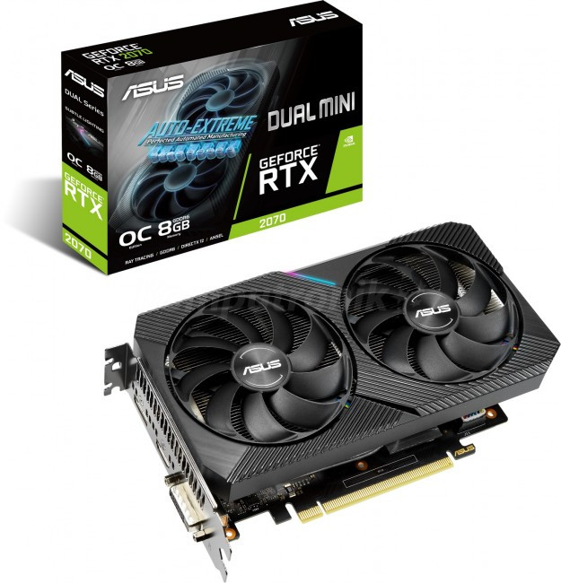 

Видеокарта Asus GeForce RTX 2070 DUAL MINI 8GB