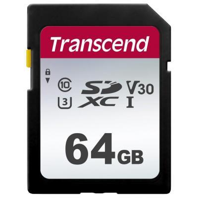 

Карта памяти Transcend 64GB SDXC class 10 UHS-I U3 V30 (TS64GSDC300S)