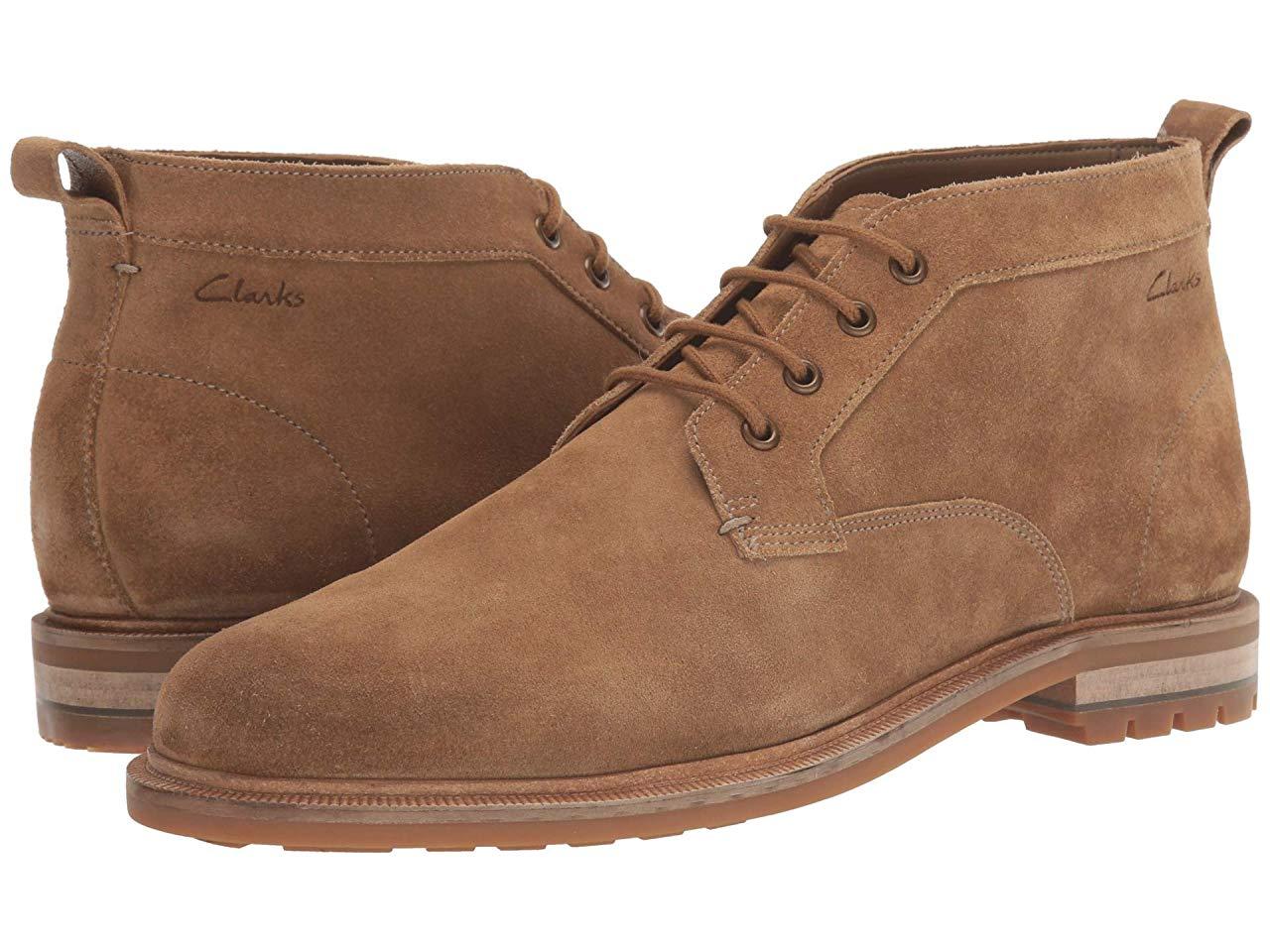 

Ботинки/Сапоги (Оригинал) Clarks Foxwell Mid Dark Sand Suede