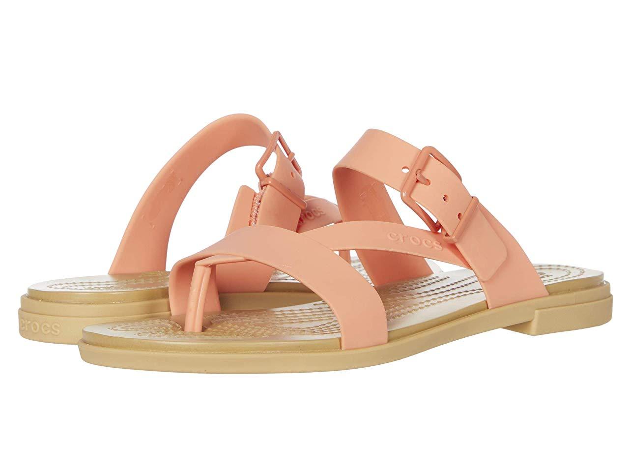 

Сандали/Вьетнамки (Оригинал) Crocs Tulum Toe Post Sandal Grapefruit/Tan