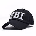 Кепка бейсболка FBI (ФБР) Біла 2, Унісекс, фото 3