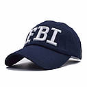 Кепка бейсболка FBI (ФБР) Біла 2, Унісекс, фото 4