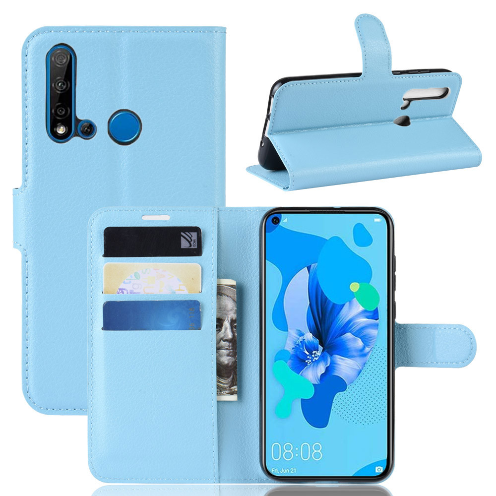 

Чехол-книжка Litchie Wallet для Huawei P20 Lite 2019 / Nova 5i Blue, Голубой