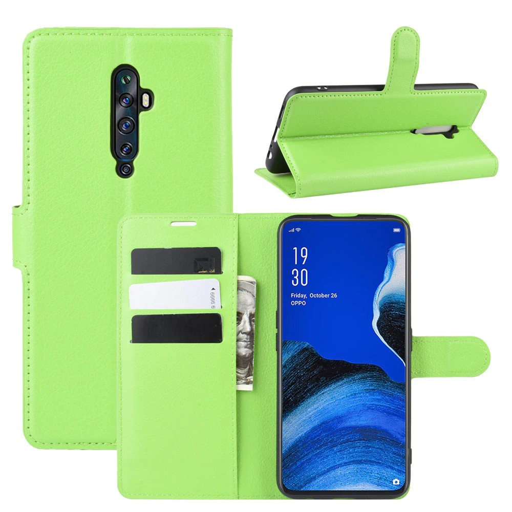 

Чехол-книжка Litchie Wallet для Oppo Reno 2 Green, Салатовый