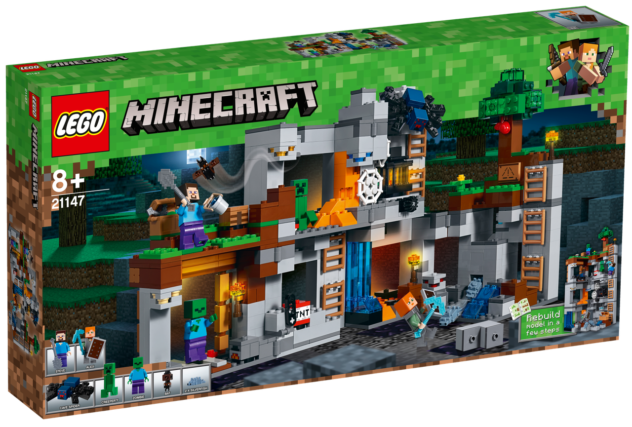 Lego Minecraft Приключения в шахтах 21147Нет в наличии