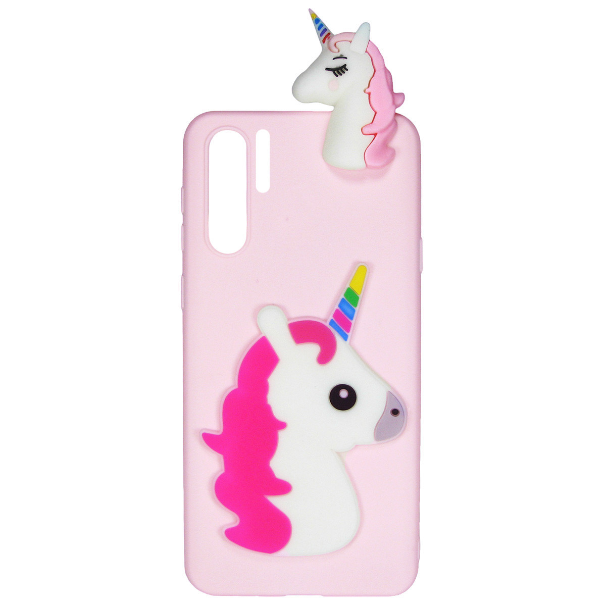 

Чехол Cartoon 3D Case для Huawei P30 Pro Единорог, Розовый