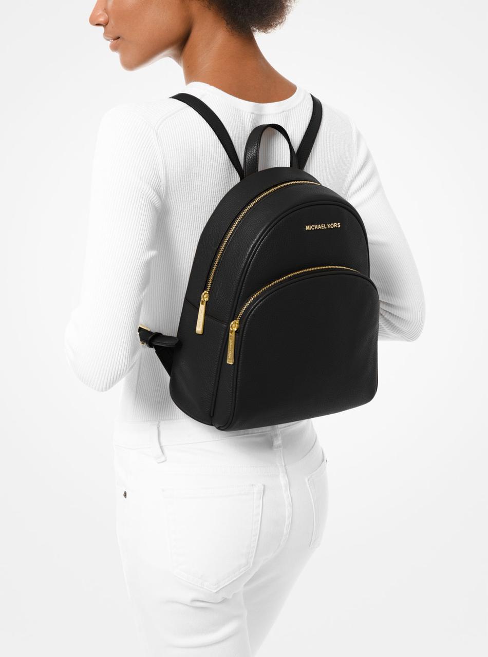 

Рюкзак MICHAEL Michael Kors Abbey Medium Pebbled Leather Backpack Оригинал (черный)