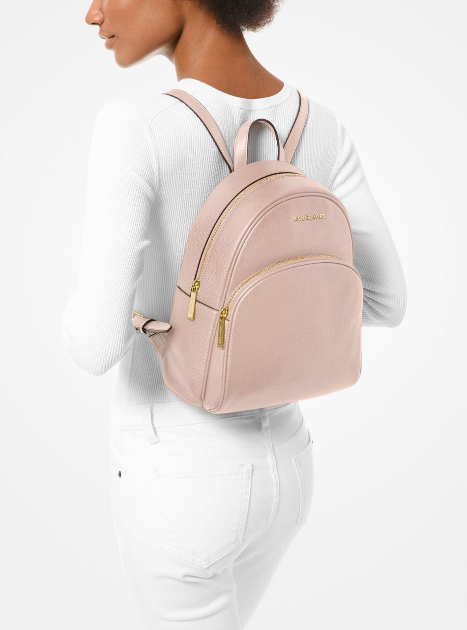 

Рюкзак MICHAEL Michael Kors Abbey Medium Pebbled Leather Backpack Оригинал (розовый)