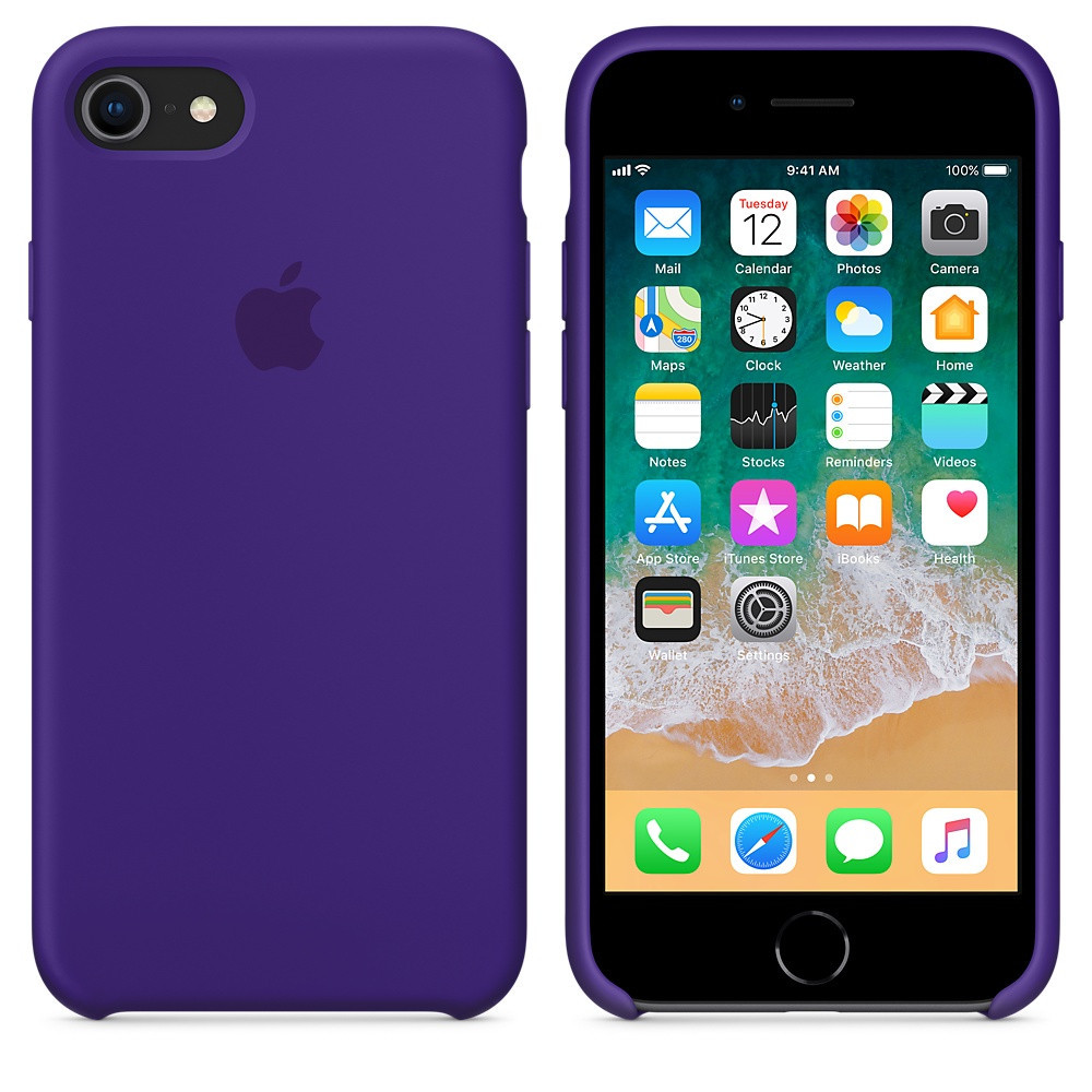 

Чехол накладка Apple Iphone 7+ iPhone 7 Plus 7 плюс Silicone Case цвет Ultra Violet (фиолетовый)