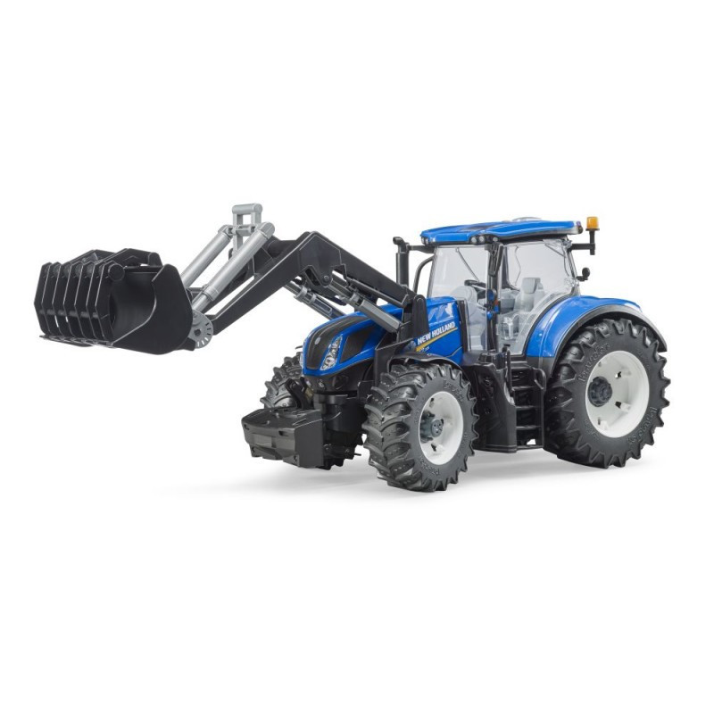 

Игрушечный Трактор New Holland T7 со съемными колесными погрузчиками Bruder 03121